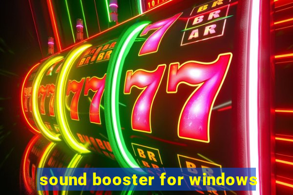 sound booster for windows